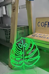 Echo Neon Monstera Leaf Neon Sign