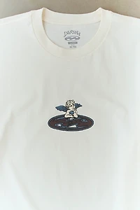 Billabong Bad Dog Cherub Logo Graphic Tee