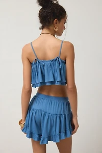 Out From Under Summer Lovin' Tiered Ruffle Skirt 2-Piece Set