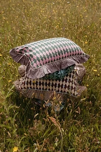 TBCo Cotton Harlequin Ruffle Pillowcase