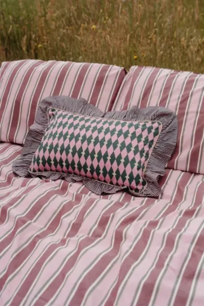 TBCo Cotton Harlequin Ruffle Pillowcase