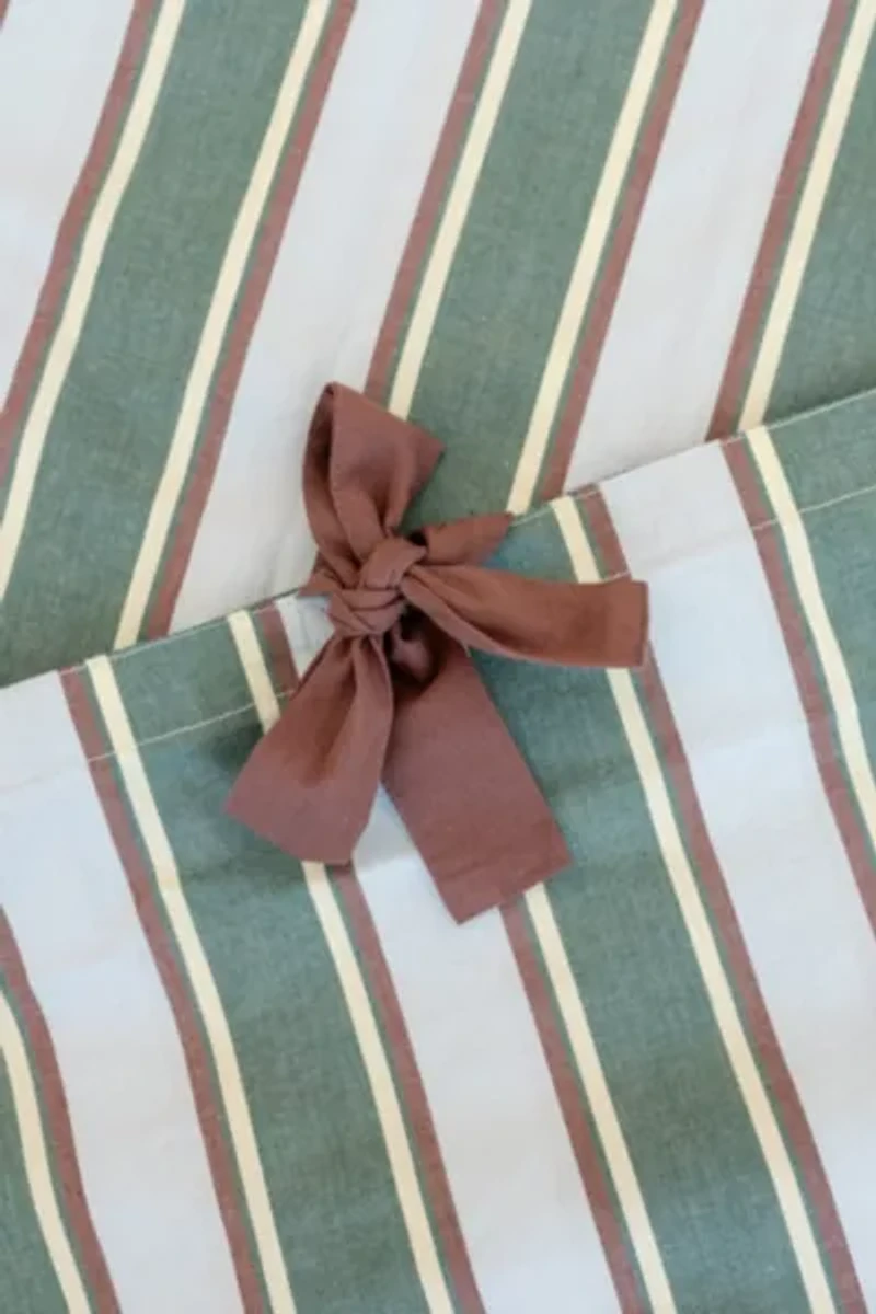 TBCo Striped Cotton Duvet Bedding Set