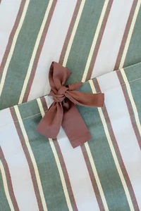 TBCo Striped Cotton Duvet Bedding Set