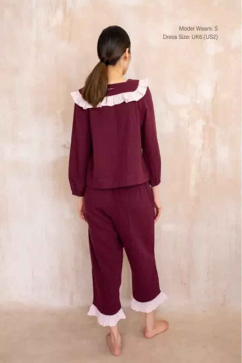 TBCo Cotton Ruffle Pajama Set