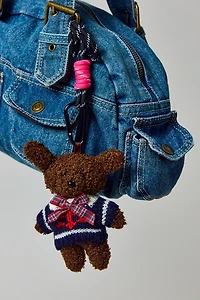 Teddy Bear Plushie Keychain