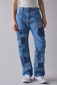 ReMADE By UO Denim Patch Straight Leg Jean