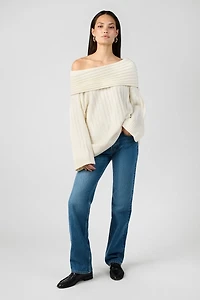 WeWoreWhat Oversized Off-The-Shoulder Sweater