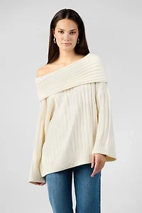 WeWoreWhat Oversized Off-The-Shoulder Sweater