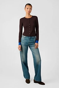 WeWoreWhat Fine Knit Cardigan