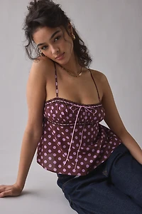 Kimchi Blue Molly Lace & Ribbon Trim Babydoll Cami