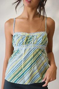 Kimchi Blue Molly Lace & Ribbon Trim Babydoll Cami