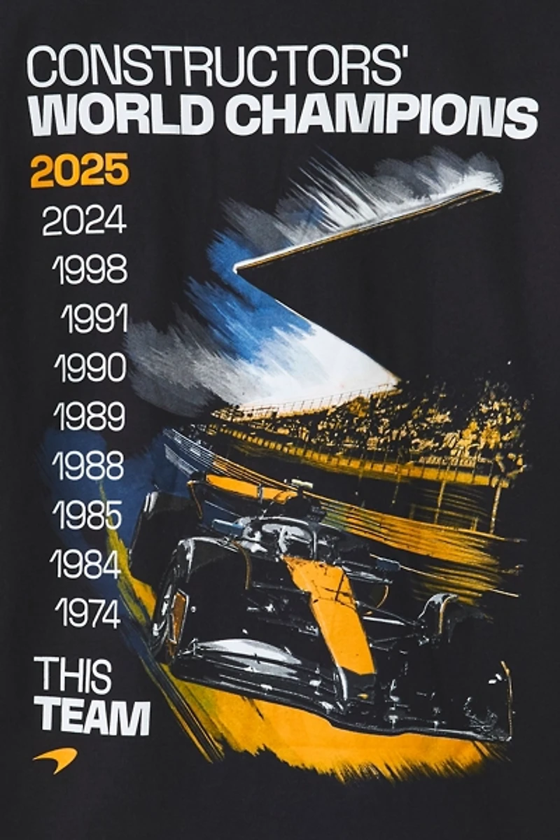 McLaren F1 2025 Constructors’ World Champions Graphic Tee