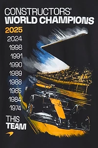 McLaren F1 2025 Constructors’ World Champions Graphic Tee