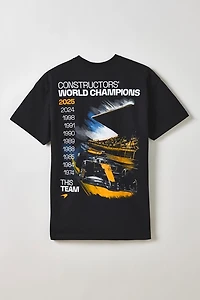 McLaren F1 2025 Constructors’ World Champions Graphic Tee