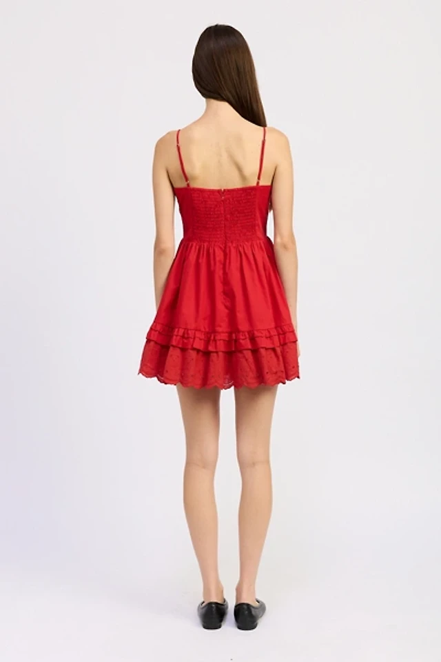 valencia lace dress Valencia Corset Mini Dress – Amari The Label main image 0