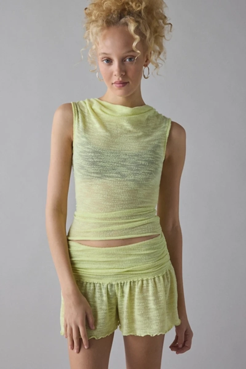 Out From Under Sunset Swit Semi-Sheer Short 2-Piece Set