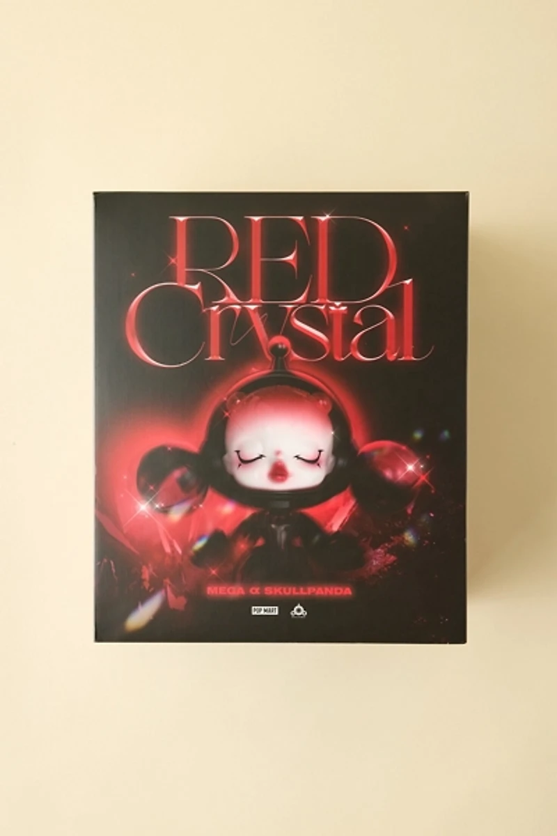 POP MART MEGA SKULLPANDA 400% Red Crystal Figure