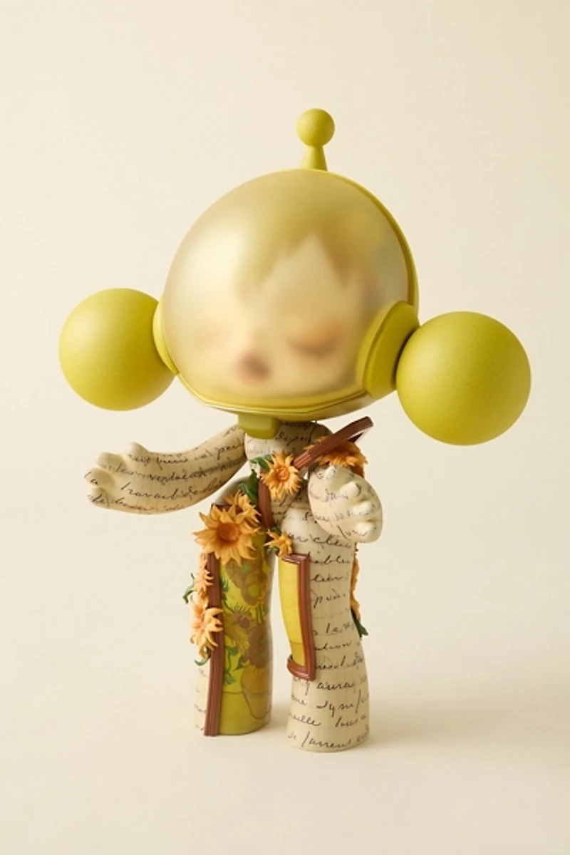 POP MART MEGA SKULLPANDA 1000% Van Gogh Museum Sunflowers Figure