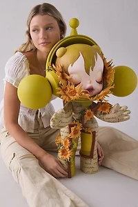 POP MART MEGA SKULLPANDA 1000% Van Gogh Museum Sunflowers Figure