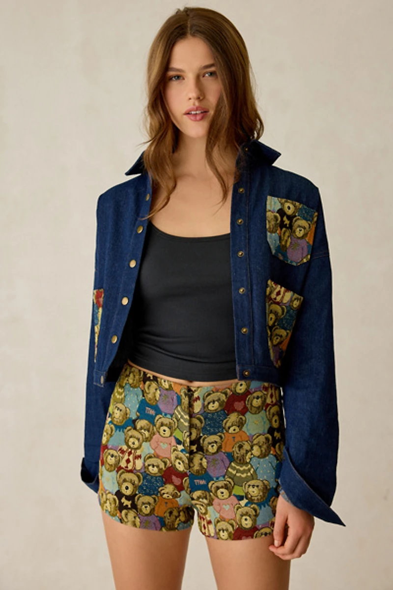 Jacquie The Label Bearlyn Jacquard Micro Short