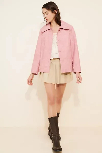 Ghospell Camila Vegan Leather Jacket
