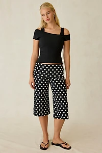 Out From Under Bec Asymmetric Cold Shoulder Tee