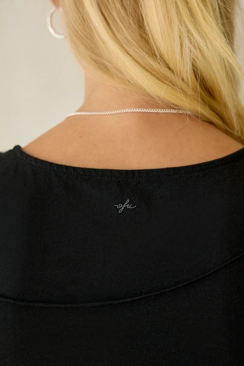 Out From Under Bec Asymmetric Cold Shoulder Tee