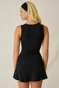 Out From Under Bec Square Neck Fit-And-Flare Mini Dress