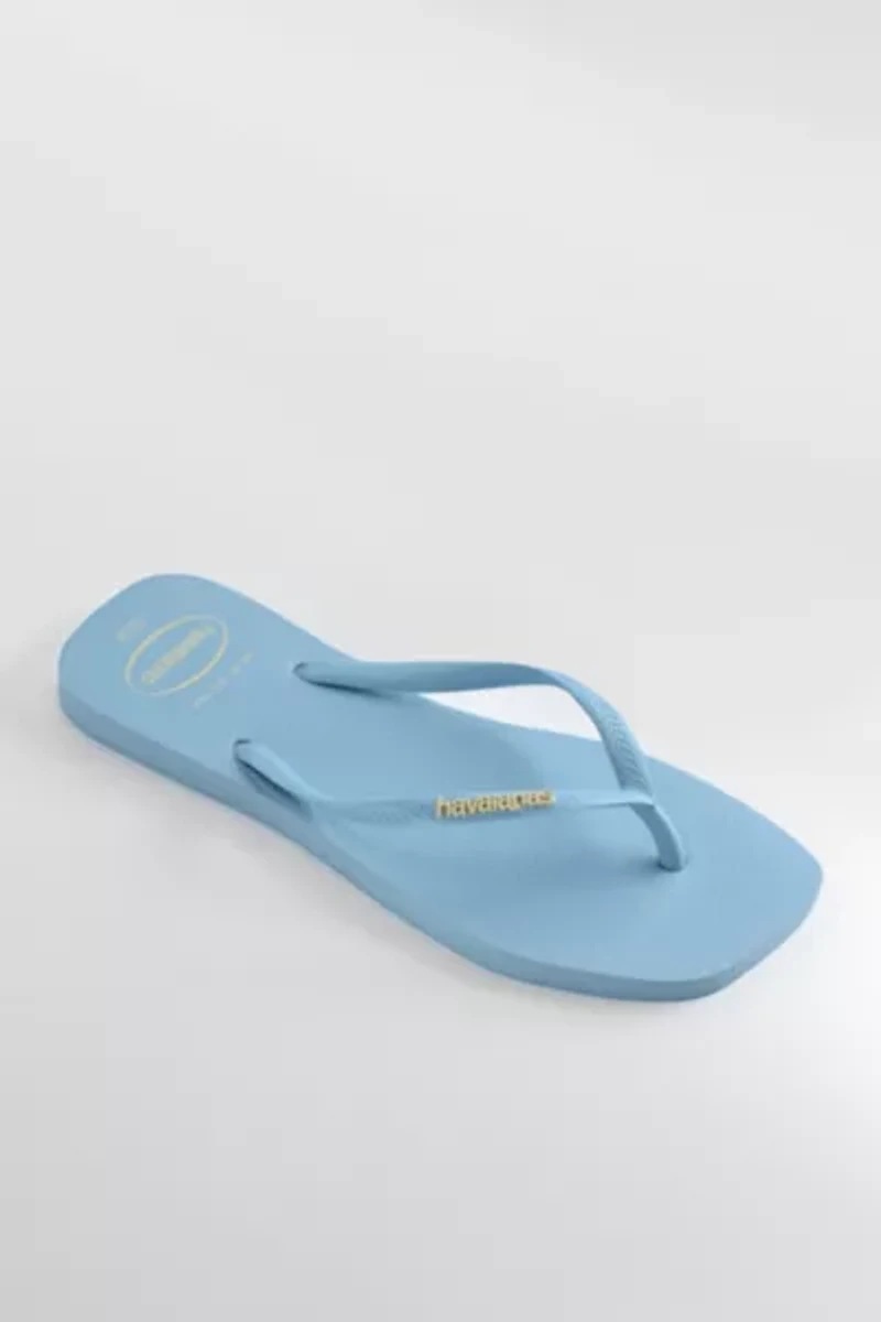 Havaianas Slim Square Logo Pop Up Flip Flop Sandal