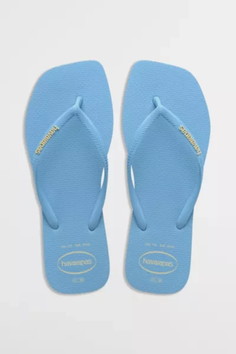 Havaianas Slim Square Logo Pop Up Flip Flop Sandal