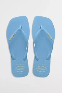 Havaianas Slim Square Logo Pop Up Flip Flop Sandal