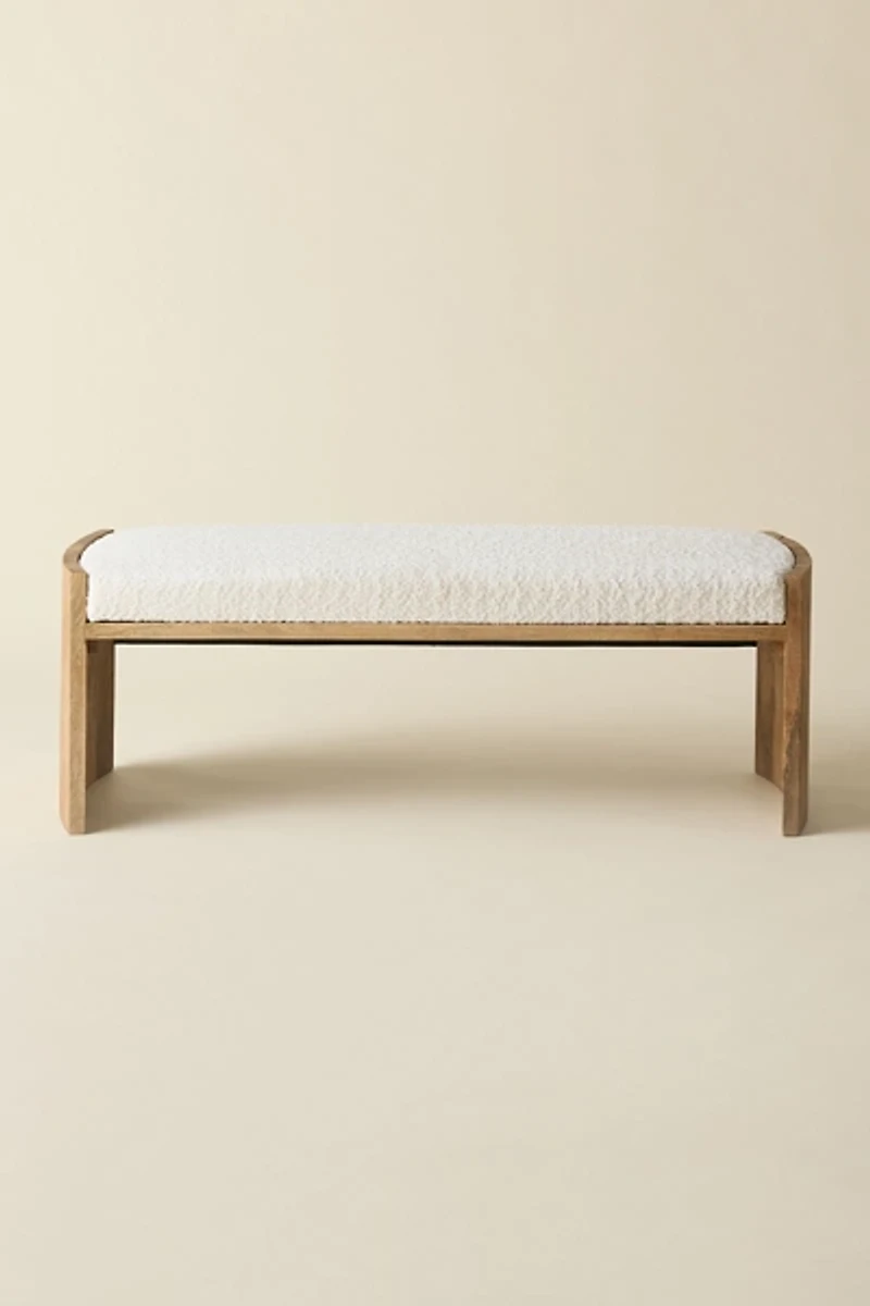 Daisy Upholstered Cushioned Bench
