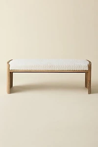 Daisy Upholstered Cushioned Bench