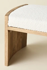 Daisy Upholstered Cushioned Bench