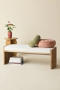 Daisy Upholstered Cushioned Bench