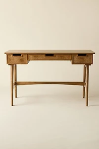 Anne Rattan 3-Drawer Desk