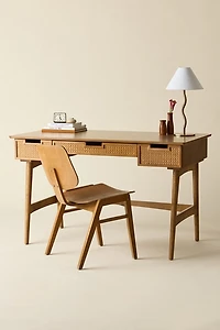 Anne Rattan 3-Drawer Desk