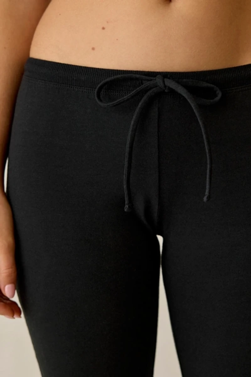 Out From Under Bec Low-Rise Slim Flare Pant