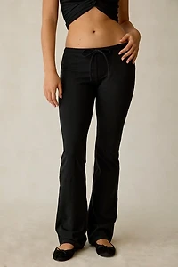 Out From Under Bec Low-Rise Slim Flare Pant
