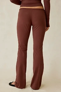 Out From Under Bec Low-Rise Slim Flare Pants