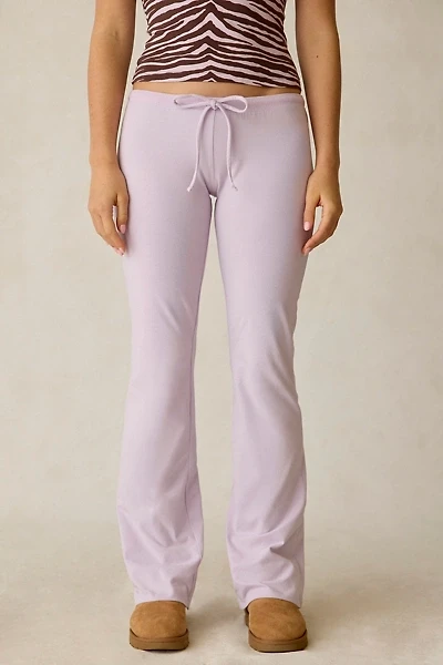 Out From Under Bec Low-Rise Slim Flare Pants