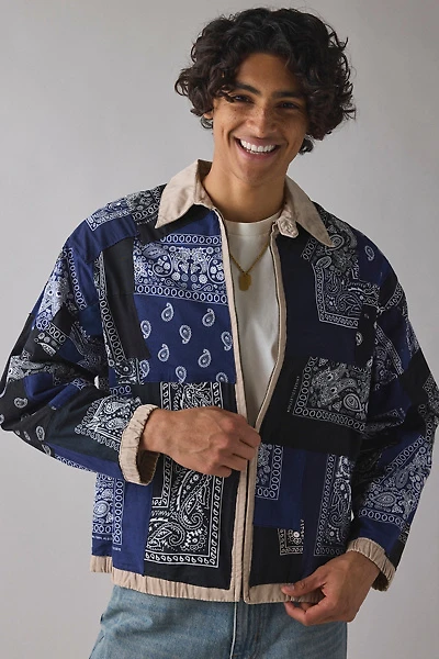 ReMADE By UO Bandana Patch Jacket