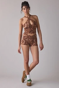 Out From Under Bec Twisted Cutout Bike Shorts