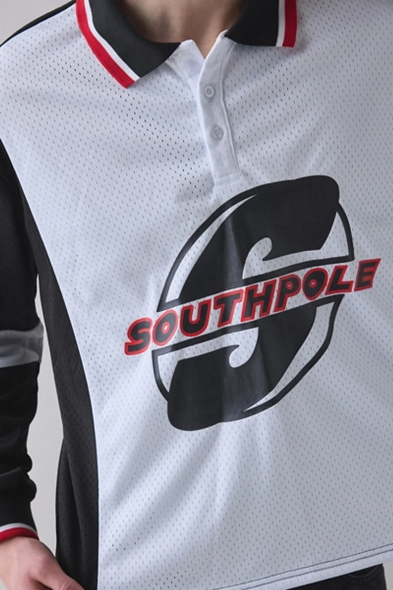 SOUTHPOLE Fleece Rugby Sweatshirt