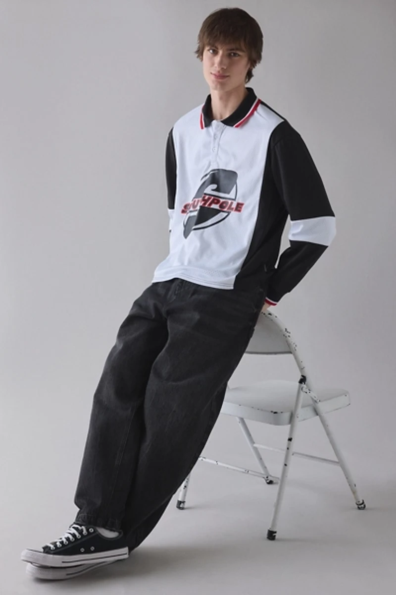 SOUTHPOLE Fleece Rugby Sweatshirt