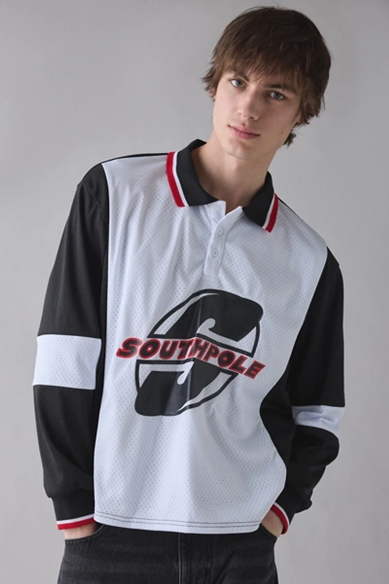 SOUTHPOLE Fleece Rugby Sweatshirt