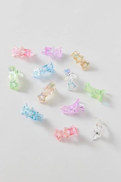 Vintage By UO Colorful Star Mini Claw Clips