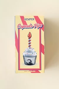 Hemper Glass Cupcake Hand Pipe