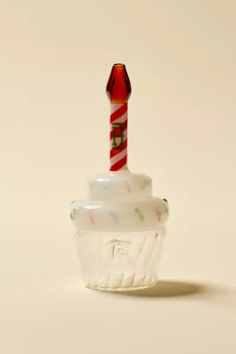 Hemper Glass Cupcake Hand Pipe