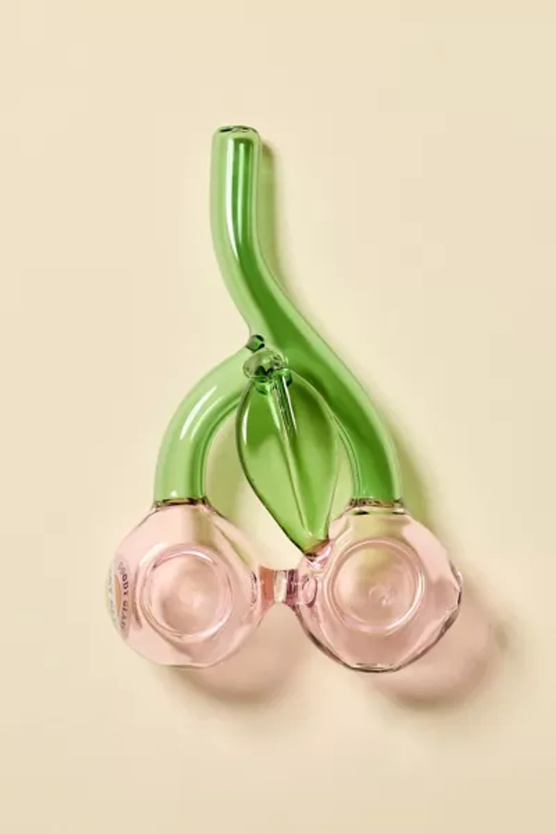 Goody Glass Co. Glass Cherry Hand Pipe